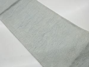 リサイクル　 紗 紬すくい織よろけ横段模様織出し袋帯